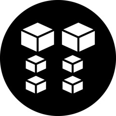 Vector Design Blocks Icon Style