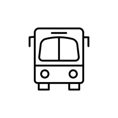 Public Bus Icon Perfect for Transportation and Travel
