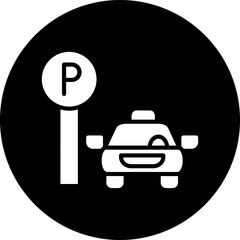 Vector Design Parking Icon Style