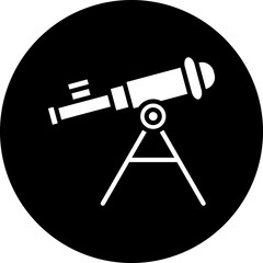 Vector Design Telescope Icon Style