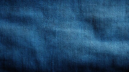 Close-up of blue denim jeans fabric texture background