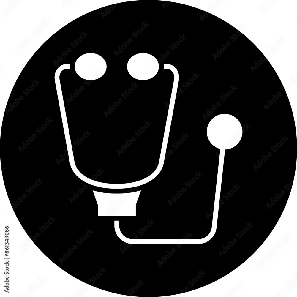 Wall mural Vector Design Stethoscope Icon Style