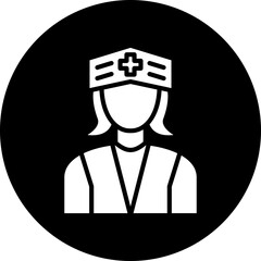 Vector Design Nurse Icon Style