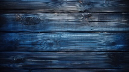 The indigo blue wooden texture background