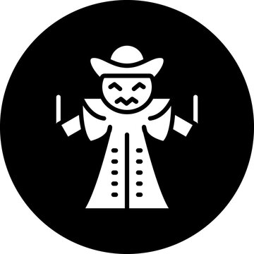 recommend clip art: Vector Design Scarecrow Icon Style