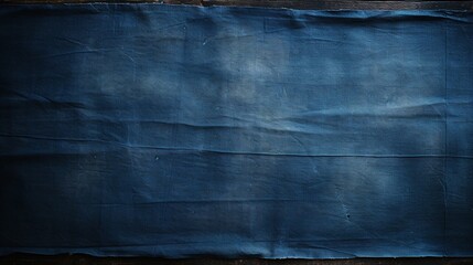 Dark blue textile texture Vintage fabric background stains