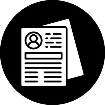 recommend clip art: Vector Design Resume Icon Style