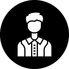 Male Model Icon Style