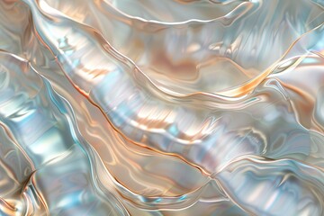 Abstract pearl background with soft shimmering mother of pearl white and rainbow colours