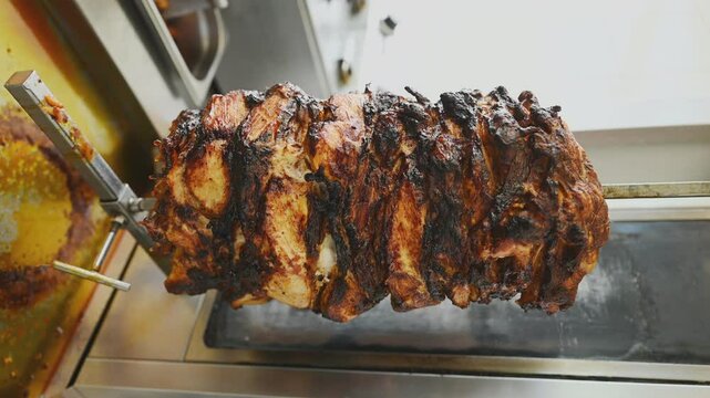 Traditional Turkish Doner Kebab meat. Shawarma or gyros.