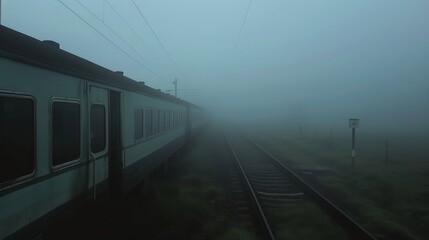 The peacefulness of the fog instills a sense of calmness in the travelers.