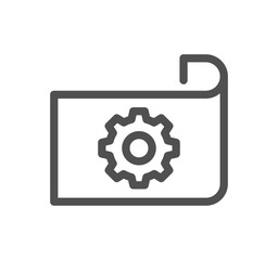 Business people and human resources related icon outline and linear vector.	
