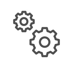 Business people and human resources related icon outline and linear vector.	
