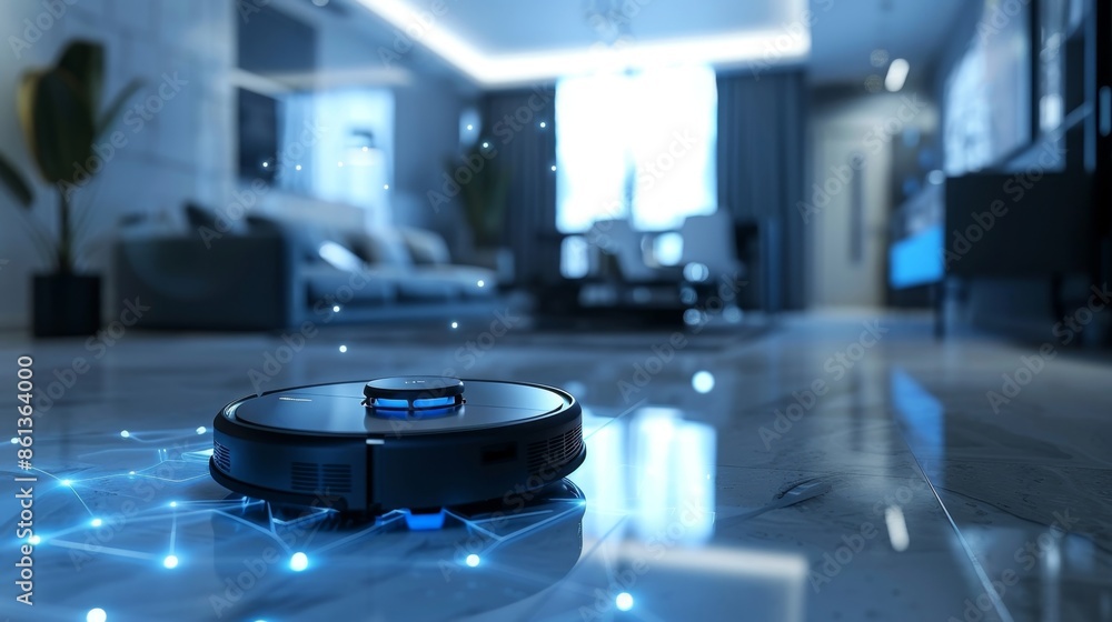 Poster even house chores can now be automated with the help of 5g and smart appliances such as a robotic va