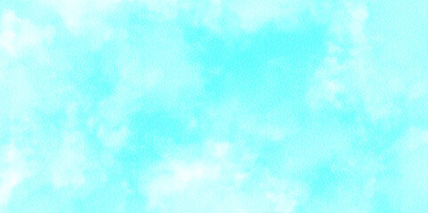 Abstract watercolor sky and cloudy texture wall grunge background.