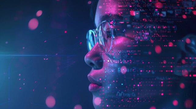 A language learner connects to their elearning platform through 5G allowing them to have live conversations with native speakers from around the world. They are able to improve their