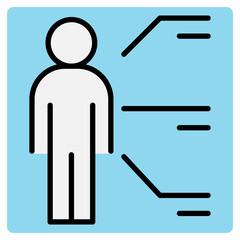 Body composition analysis icon