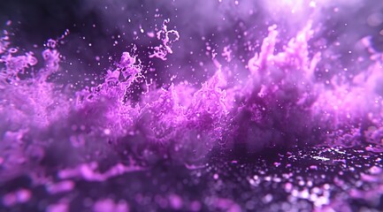 purple water drops