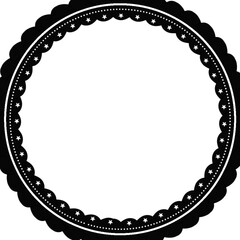 Star Profile Circle Frame