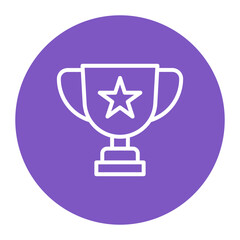 Trophy vector icon. Can be used for Sport Equipment iconset.