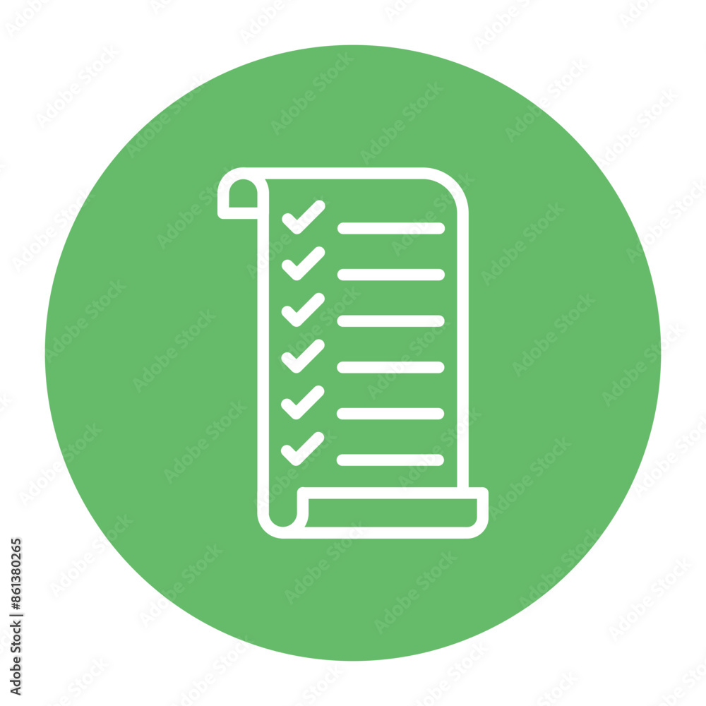 Poster checklist icon vector image. can be used for action plan.