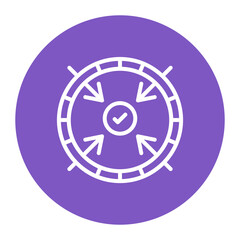 Action icon vector image. Can be used for Action Plan.