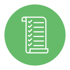 Checklist icon vector image. Can be used for Action Plan.
