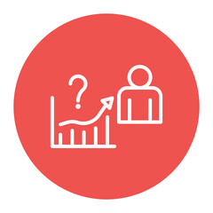 Demand Forecasting icon vector image. Can be used for Operations Management.
