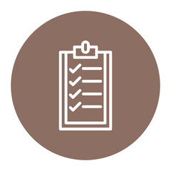 Task List icon vector image. Can be used for Freelancer.