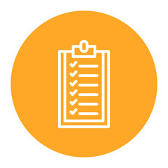 Checklist icon vector image. Can be used for Job Fair.