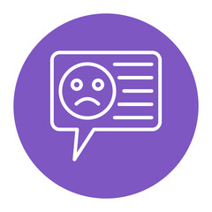 Customer Dissatisfaction icon vector image. Can be used for Business Risks.
