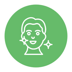 Face icon vector image. Can be used for Sun Protection.