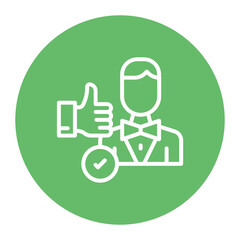 Performance Appraisal icon vector image. Can be used for Organization.