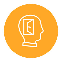 Open minded icon vector image. Can be used for Thought Leadership.