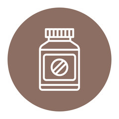 Nutritional Supplements icon vector image. Can be used for Physical Wellbeing.