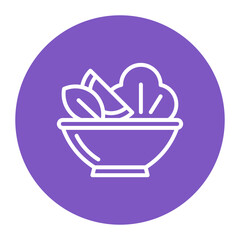 Salad Bowl icon vector image. Can be used for Physical Wellbeing.