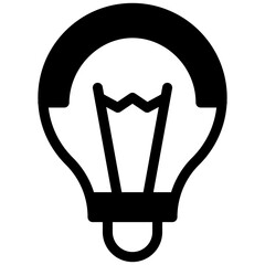 Bulb, concept, idea Icon