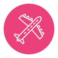 Aircraft icon vector image. Can be used for Airplane.