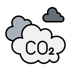 Air pollution icon