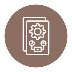 Test Configuration icon vector image. Can be used for Software Testing.