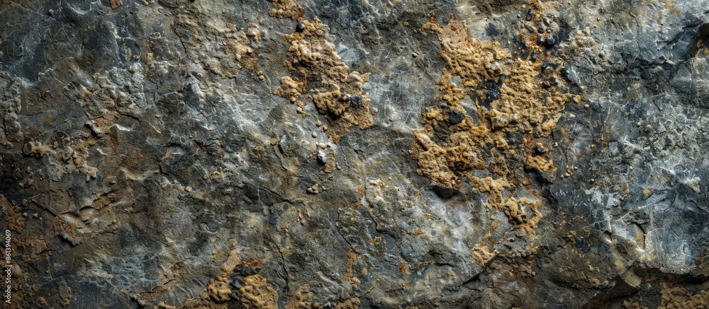 Poster Detailed 'copy space image' showcasing the texture of a natural stone surface in a close-up view.