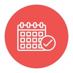 Routine icon vector image. Can be used for ADHD.