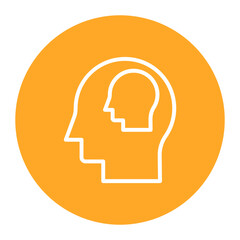 Self Awareness icon vector image. Can be used for ADHD.