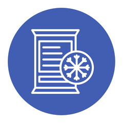 Cool Compress icon vector image. Can be used for Skin Burns.