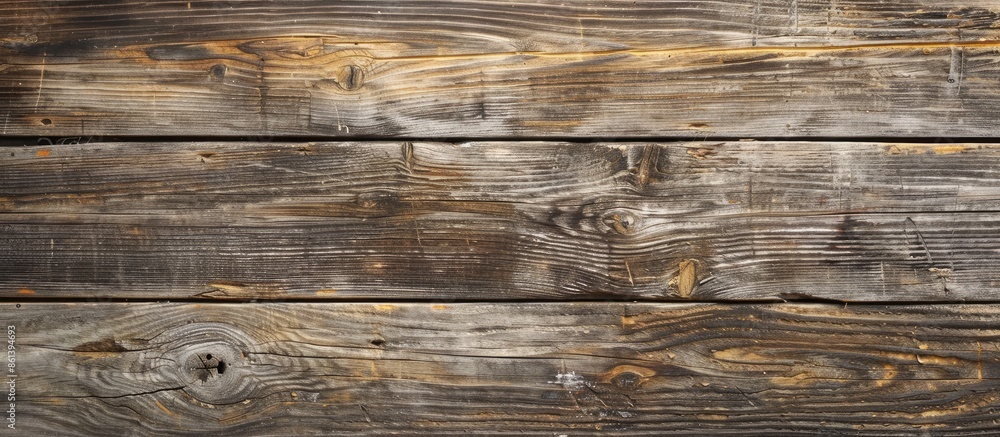 Poster rustic textured old wood plank featuring a background with copy space image.