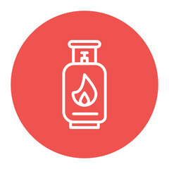 Gas icon vector image. Can be used for Raw Metrial.