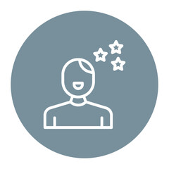 Confidantes icon vector image. Can be used for Social Relationship.