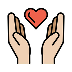 Obraz premium Charity icon