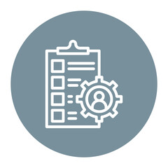 Compliance Management icon vector image. Can be used for Compilance and Regulation.