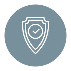 Shield icon vector image. Can be used for Compilance and Regulation.
